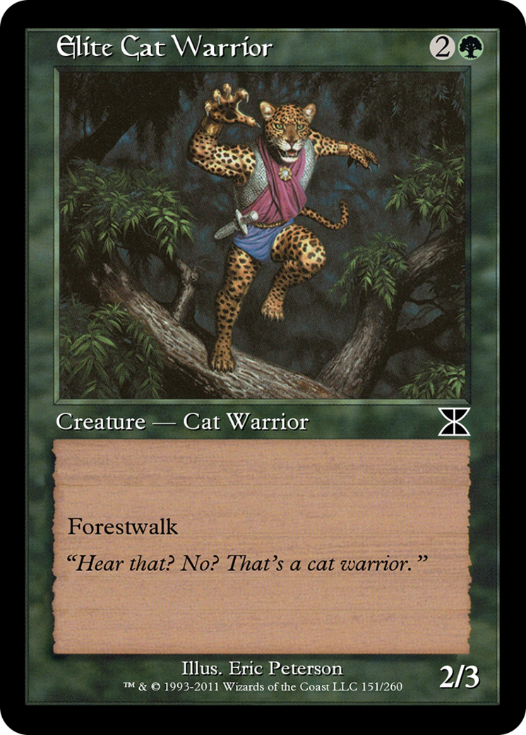 Elite Cat Warrior  [Masters Edition IV] Foil