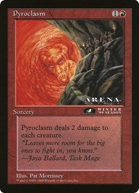 Pyroclasm [Version 2] (Oversized) [Oversize Cards] Foil