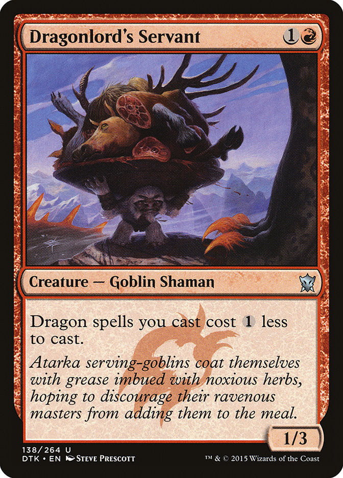 Dragonlord's Servant [Dragons of Tarkir] Foil