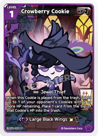Crowberry Cookie