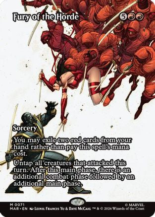 Fury of the Horde (Borderless)  [Marvel Universe Eternal-Legal]