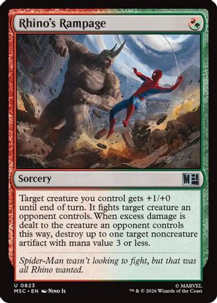 Rhino's Rampage  [Commander: Marvel Super Heroes]