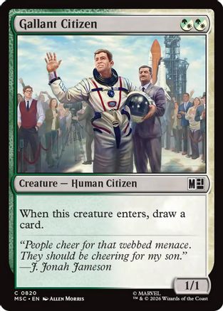 Gallant Citizen  [Commander: Marvel Super Heroes] Foil