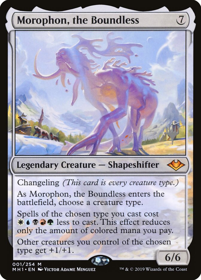 Morophon, the Boundless (Promo Pack) [Modern Horizons Promos] Foil