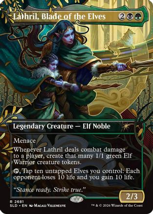 Lathril, Blade of the Elves  [Secret Lair Drop Series] Foil