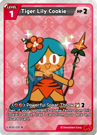 Tiger Lily Cookie
