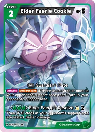 Elder Faerie Cookie
