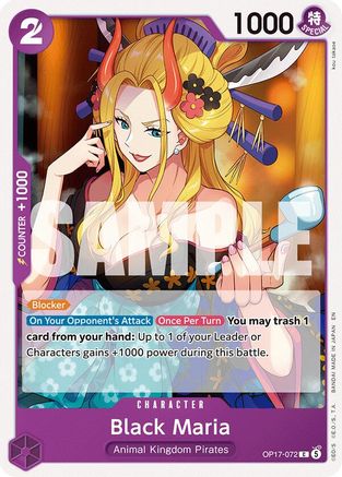 Black Maria (OP17-072) - [The World's Strongest Warriors]