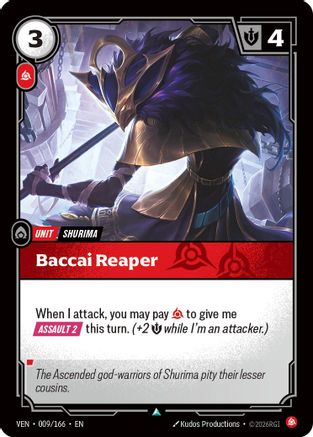 Baccai Reaper (009/166) - Riftbound - [Vendetta] Foil