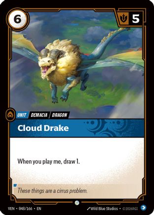 Cloud Drake (048/166) - Riftbound - [Vendetta]