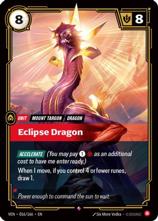 Eclipse Dragon (016/166) - Riftbound - [Vendetta] Foil