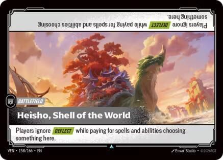 Heisho, Shell of the World (158/166) - Riftbound - [Vendetta]