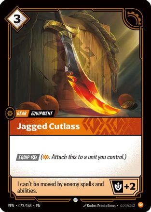 Jagged Cutlass (073/166) - Riftbound - [Vendetta]