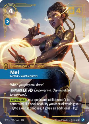 Mel - Newly Awakened (069/166) - Riftbound - [Vendetta] Foil