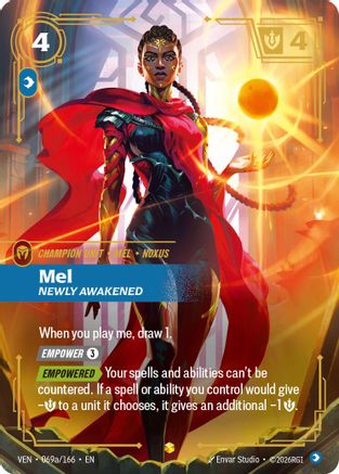 Mel - Newly Awakened (Alternate Art) (069a/166) - Riftbound - [Vendetta] Foil