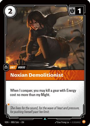 Noxian Demolitionist (080/166) - Riftbound - [Vendetta] Foil