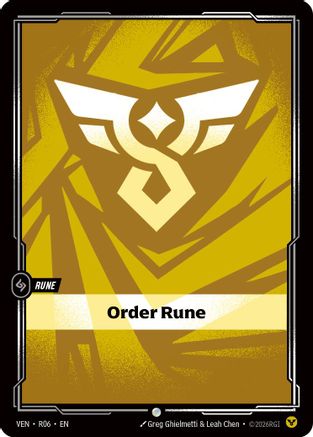Order Rune (R06) - Riftbound - [Vendetta]