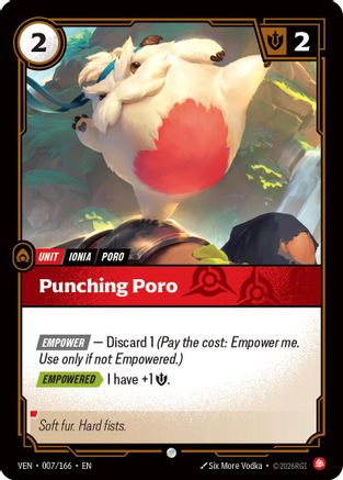 Punching Poro (007/166) - Riftbound - [Vendetta]