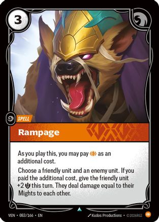 Rampage (083/166) - Riftbound - [Vendetta]