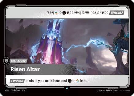 Risen Altar (163/166) - Riftbound - [Vendetta] Foil