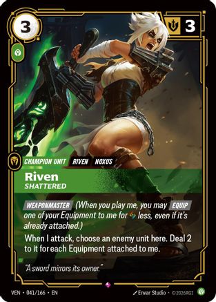 Riven - Shattered (041/166) - Riftbound - [Vendetta] Foil