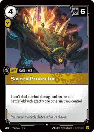Sacred Protector (129/166) - Riftbound - [Vendetta]
