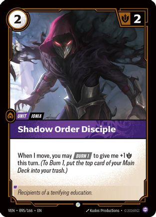 Shadow Order Disciple (095/166) - Riftbound - [Vendetta]