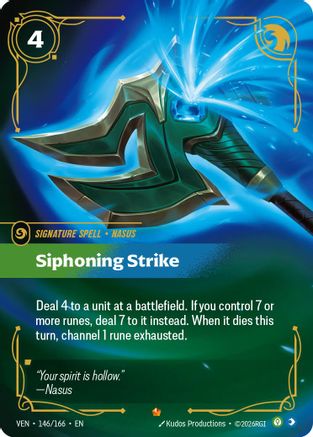 Siphoning Strike (146/166) - Riftbound - [Vendetta] Foil