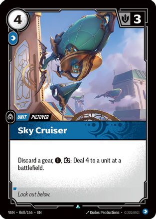 Sky Cruiser (060/166) - Riftbound - [Vendetta] Foil
