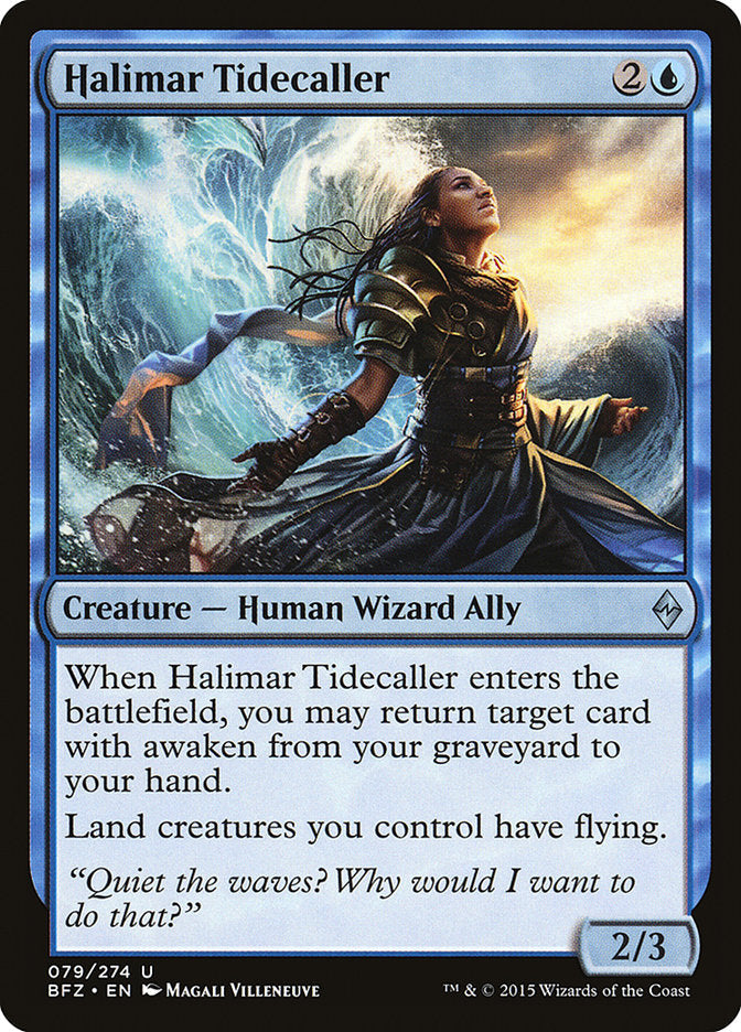 Halimar Tidecaller [Battle for Zendikar] Foil