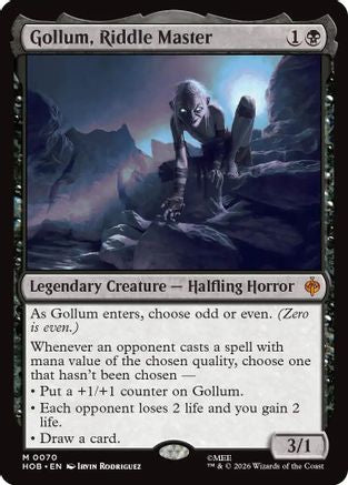 Gollum, Riddle Master  [The Hobbit]