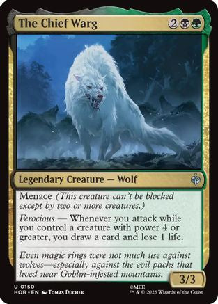 The Chief Warg  [The Hobbit]