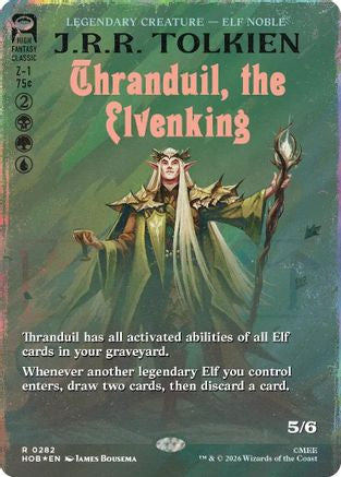 Thranduil, the Elvenking (Borderless) (Surge Foil)  [The Hobbit] Foil