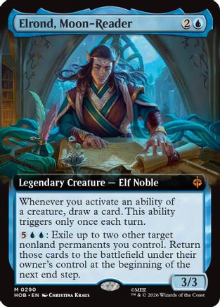 Elrond, Moon-Reader (Extended Art)  [The Hobbit]