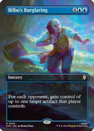 Bilbo's Burglaring (Borderless)  [The Hobbit: Eternal-Legal] Foil