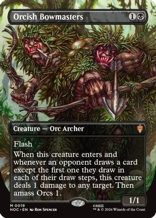 Orcish Bowmasters (Borderless)  [The Hobbit: Eternal-Legal] Foil
