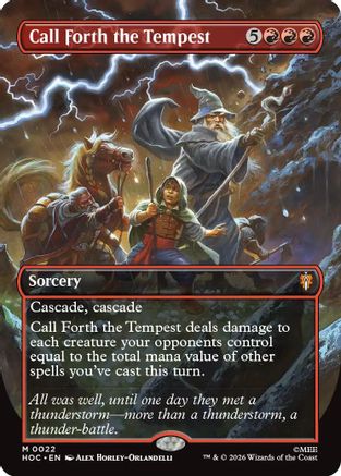Call Forth the Tempest (Borderless)  [The Hobbit: Eternal-Legal]