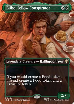 Bilbo, Fellow Conspirator (Borderless)  [The Hobbit: Eternal-Legal] Foil