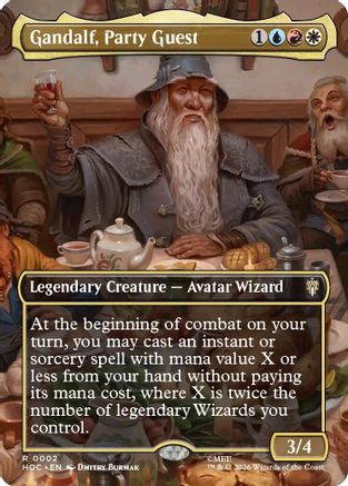 Gandalf, Party Guest (Borderless)  [The Hobbit: Eternal-Legal]