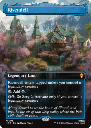 Rivendell (Borderless)  [The Hobbit: Eternal-Legal]