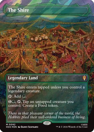 The Shire (Borderless) (Surge Foil)  [The Hobbit: Eternal-Legal] Foil