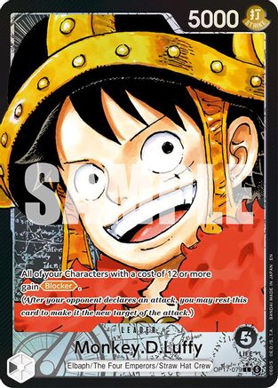Monkey.D.Luffy (079) (Alternate Art) (OP17-079) - [The World's Strongest Warriors] Foil