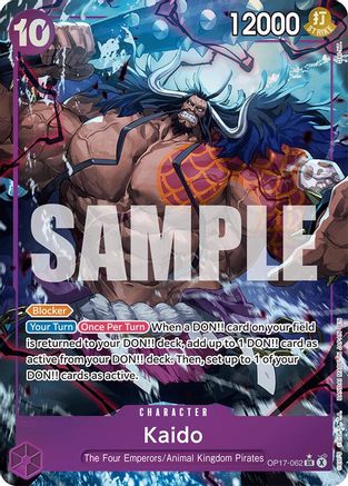Kaido (062) (Alternate Art) (OP17-062) - [The World's Strongest Warriors] Foil