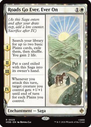 Roads Go Ever, Ever On  [The Hobbit] Foil