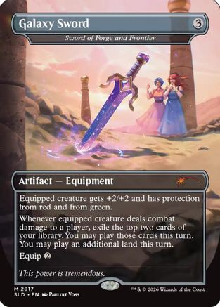 Galaxy Sword - Sword of Forge and Frontier  [Secret Lair Drop Series]