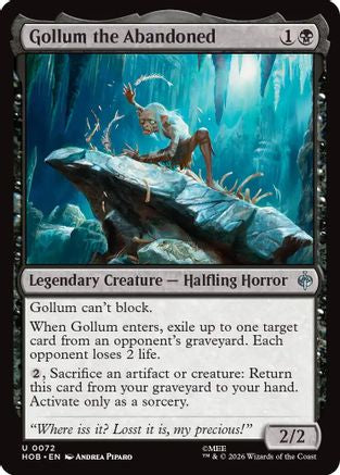 Gollum the Abandoned  [The Hobbit] Foil