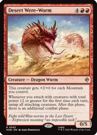 Desert Were-Worm  [The Hobbit]
