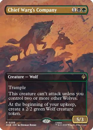 Chief Warg's Company (Borderless)  [The Hobbit]