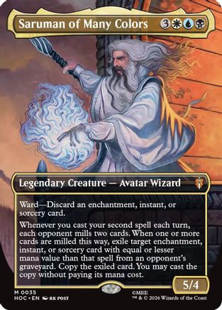 Saruman of Many Colors (Borderless)  [The Hobbit: Eternal-Legal] Foil