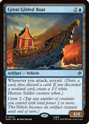 Great Gilded Boat  [The Hobbit]
